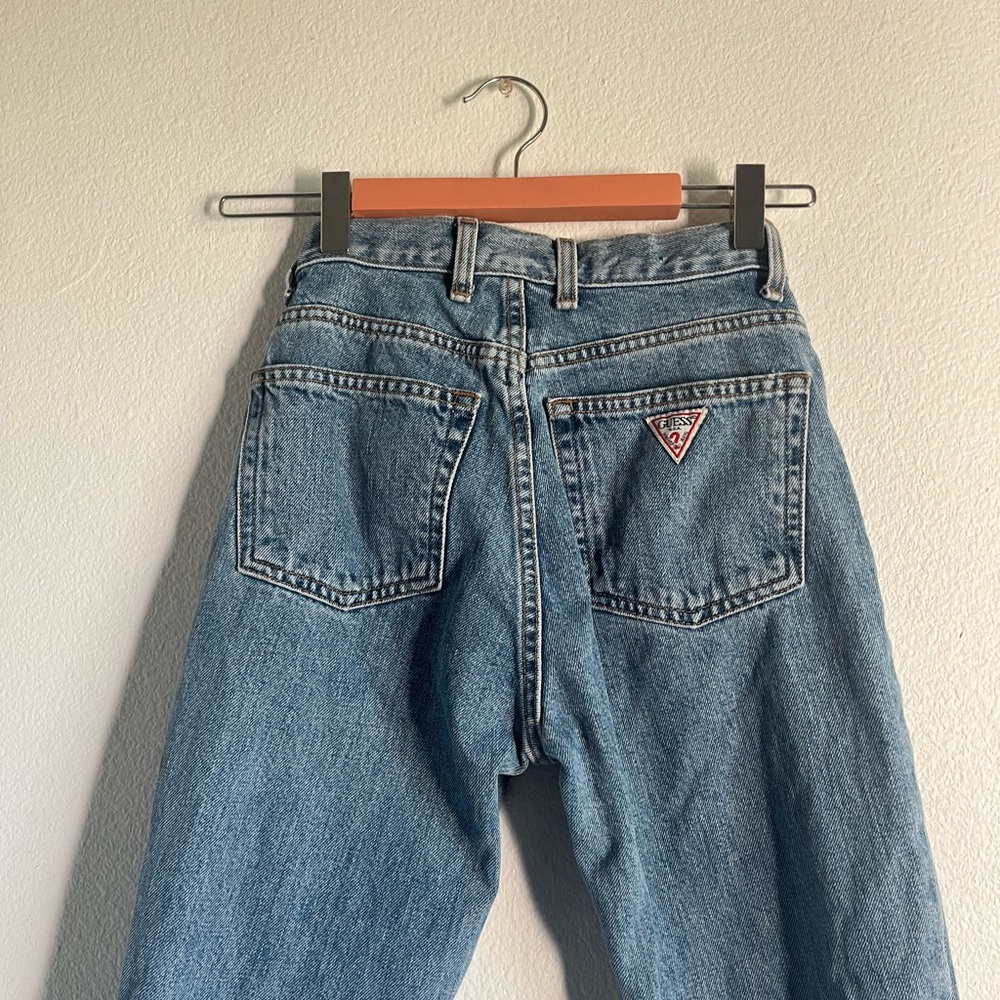 Guess Light Blue Denim Jeans size 24” waist - Picture 4 of 5